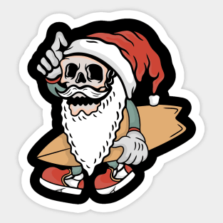 Noel skull Sticker